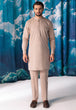 BROWN-BLENDED-KURTA TROUSER - (KSW24-012)