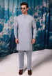 D-BLUE-YARN DYED-KURTA TROUSER - (KSW24-016)