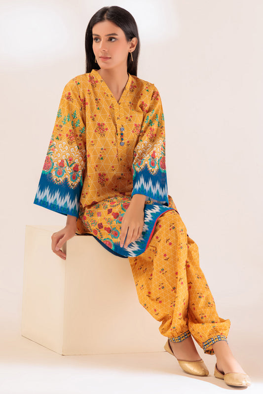 MUSTARD-LAWN-2 PIECE (PWS1232P18)