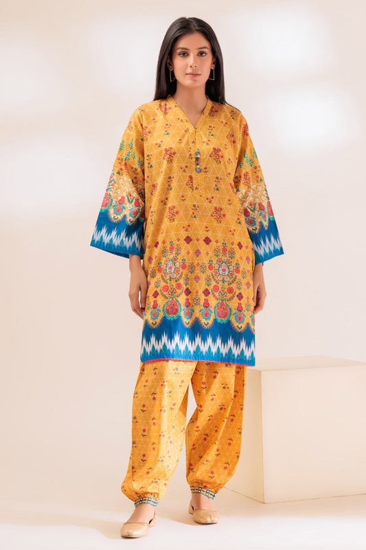 MUSTARD-LAWN-2 PIECE (PWS1232P18)