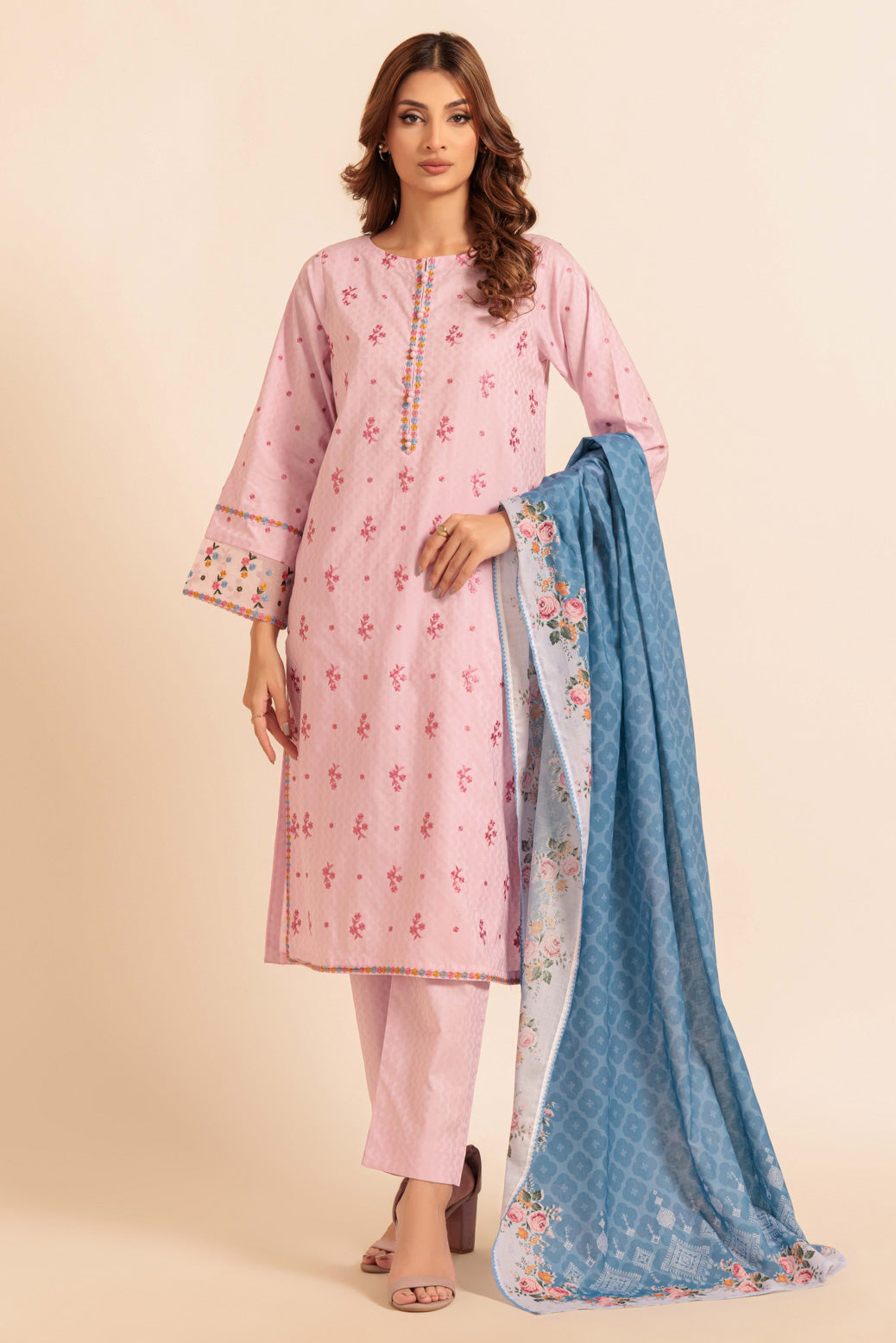 PINK-JACQUARD-3 PIECE (PWS1243P10)