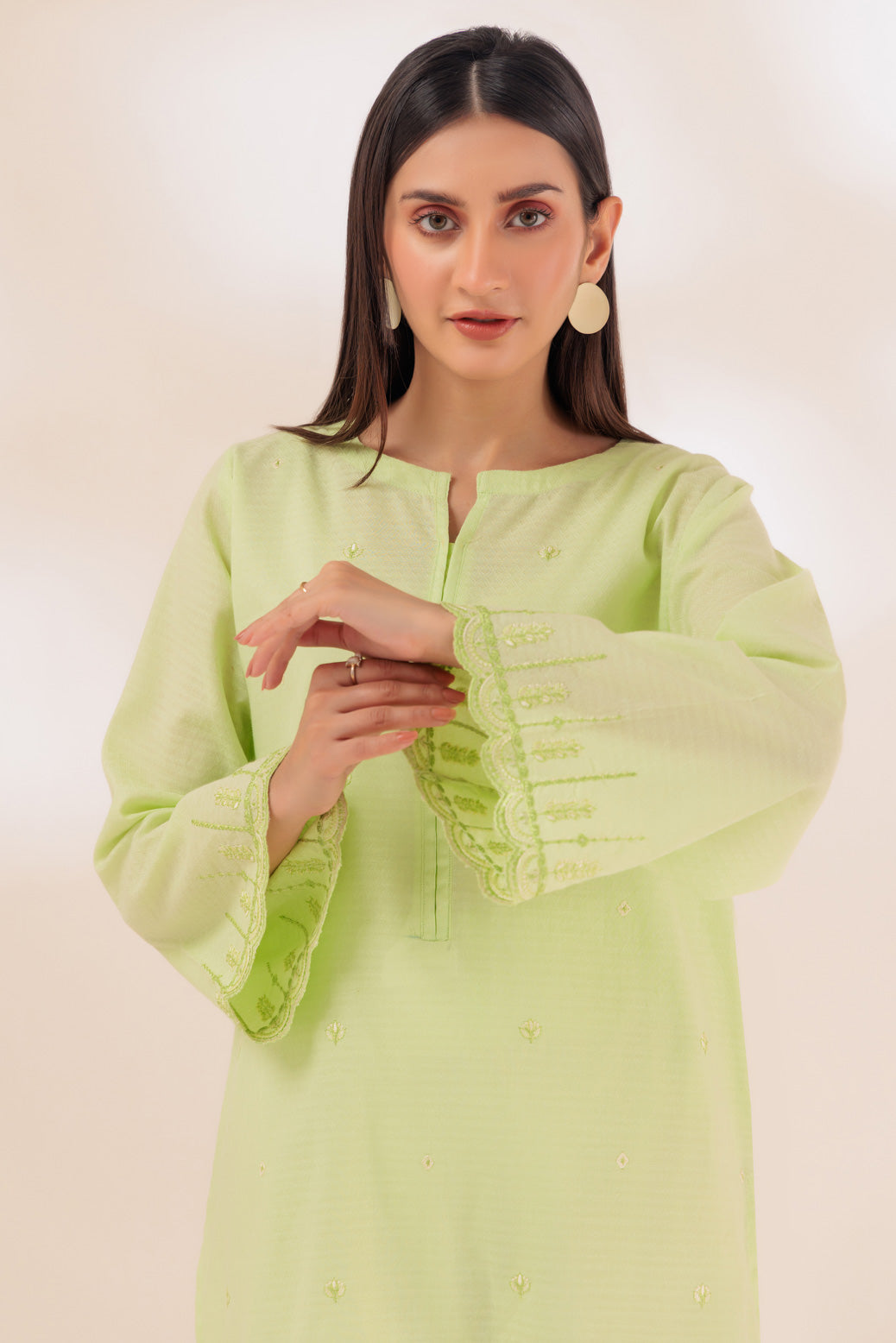 L-GREEN-JACQUARD-2 PIECE (PWS2232P11)