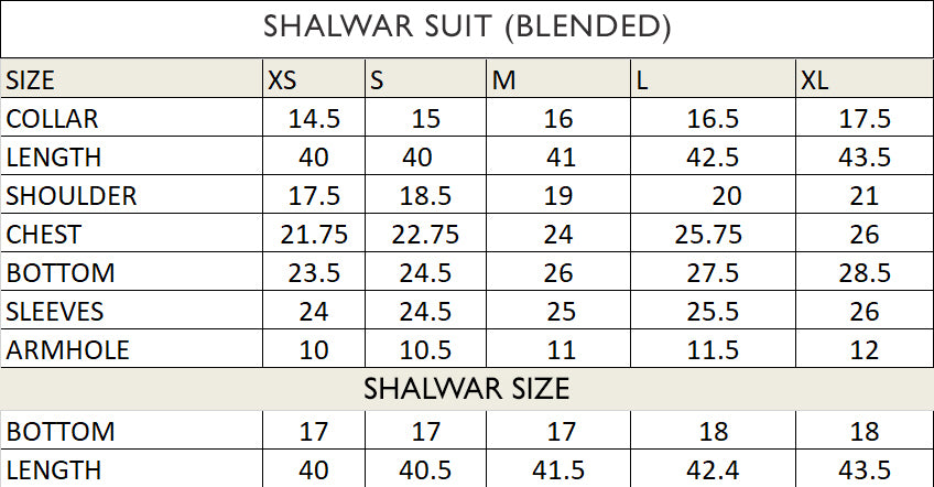 B-SAND-BLENDED-SHALWAR SUIT  - (GSSW24-003)