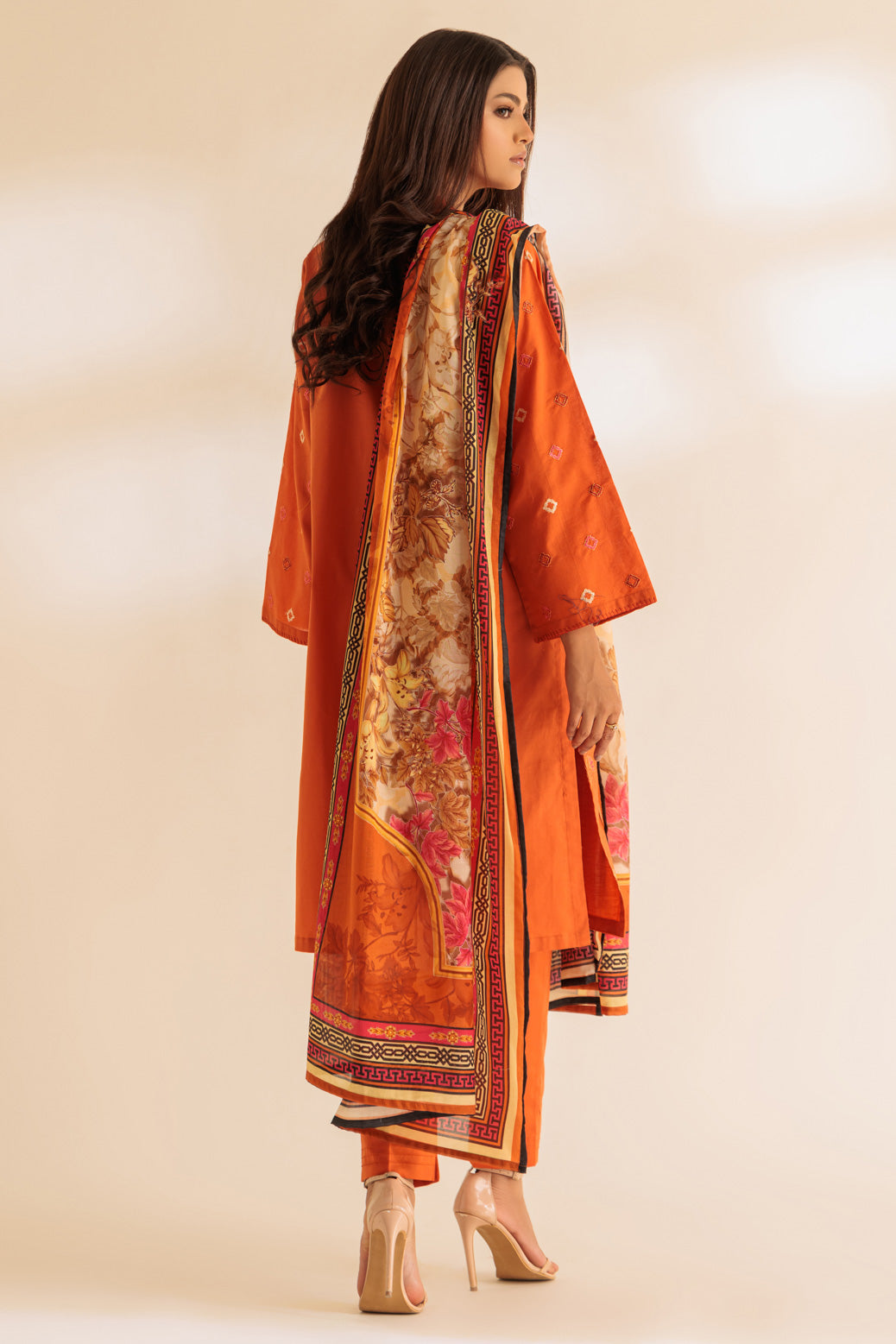 ORANGE-CAMBRIC-3 PIECE (SS2243P33)