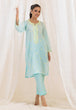 TURQUOISE-DYED-2 PIECE (SS6242P03)