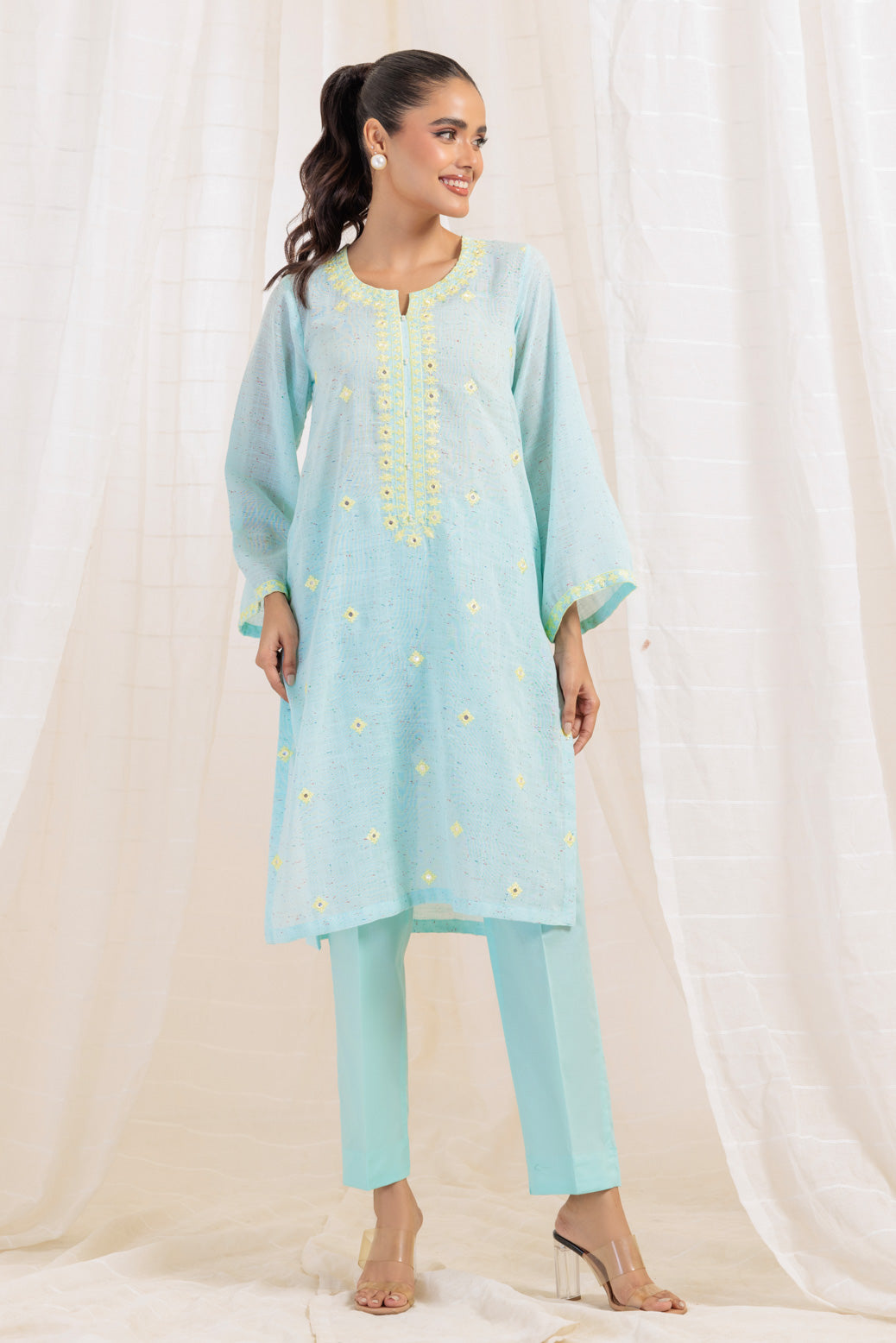 TURQUOISE-DYED-2 PIECE (SS6242P03)