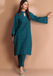 TEAL-YARN DYED-2 PIECE (SS6242P04)