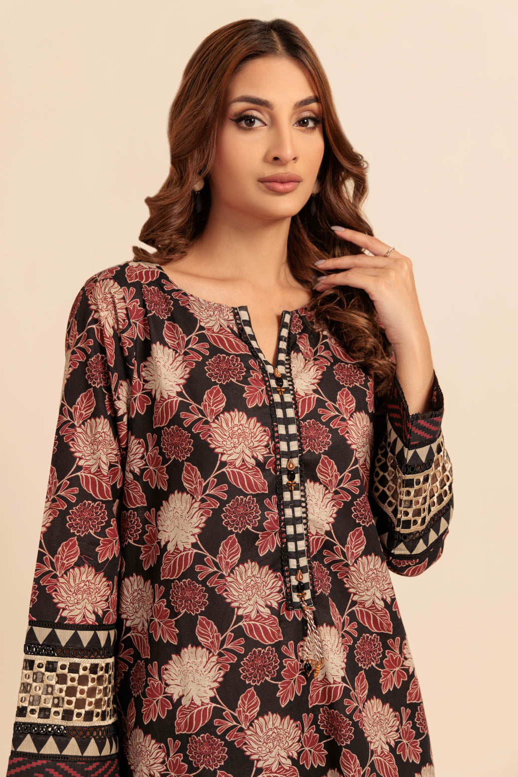 BLACK-KHADDAR-2 PIECE (WS6242P01)