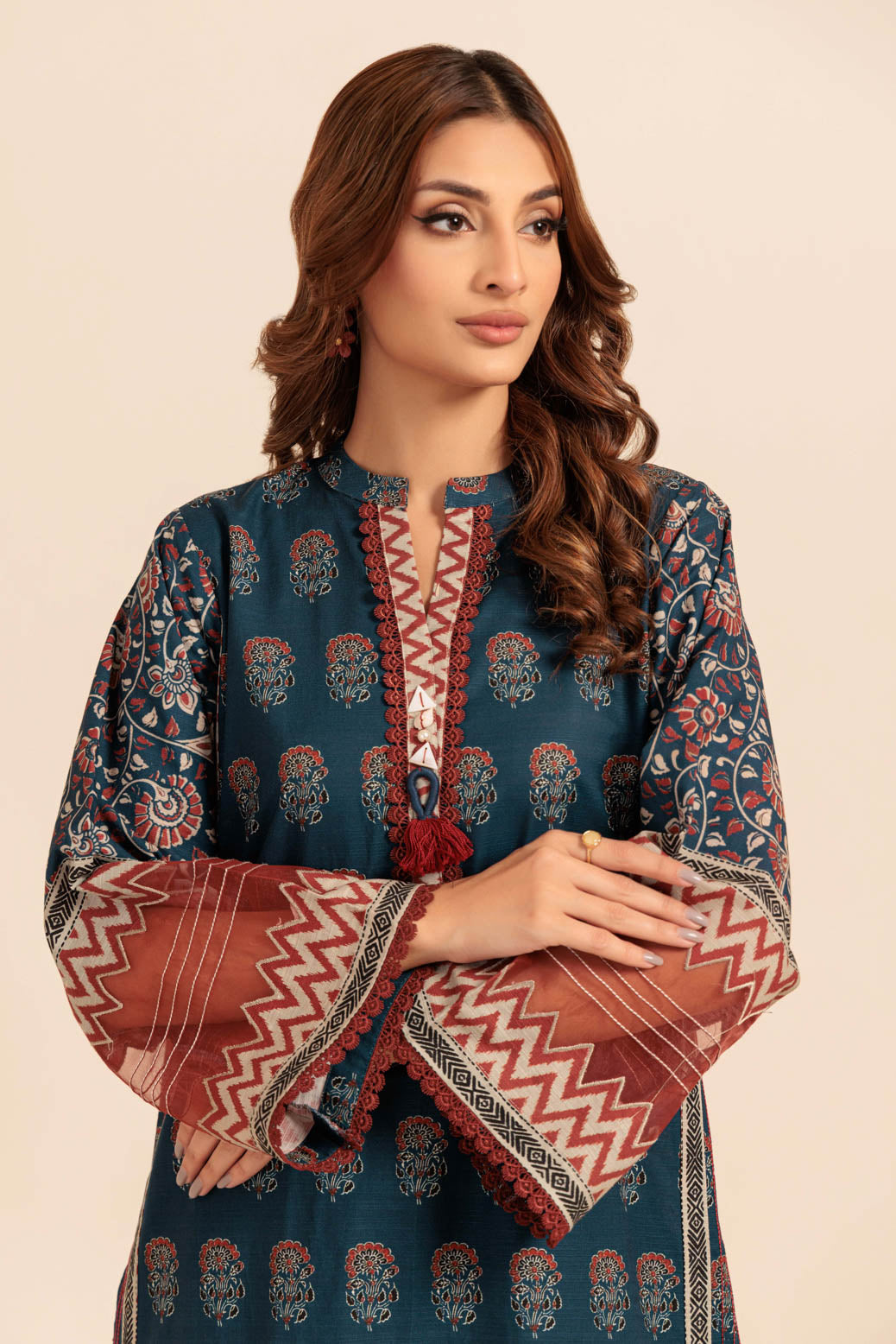 BLUE-KHADDAR-2 PIECE (WS6242P04)