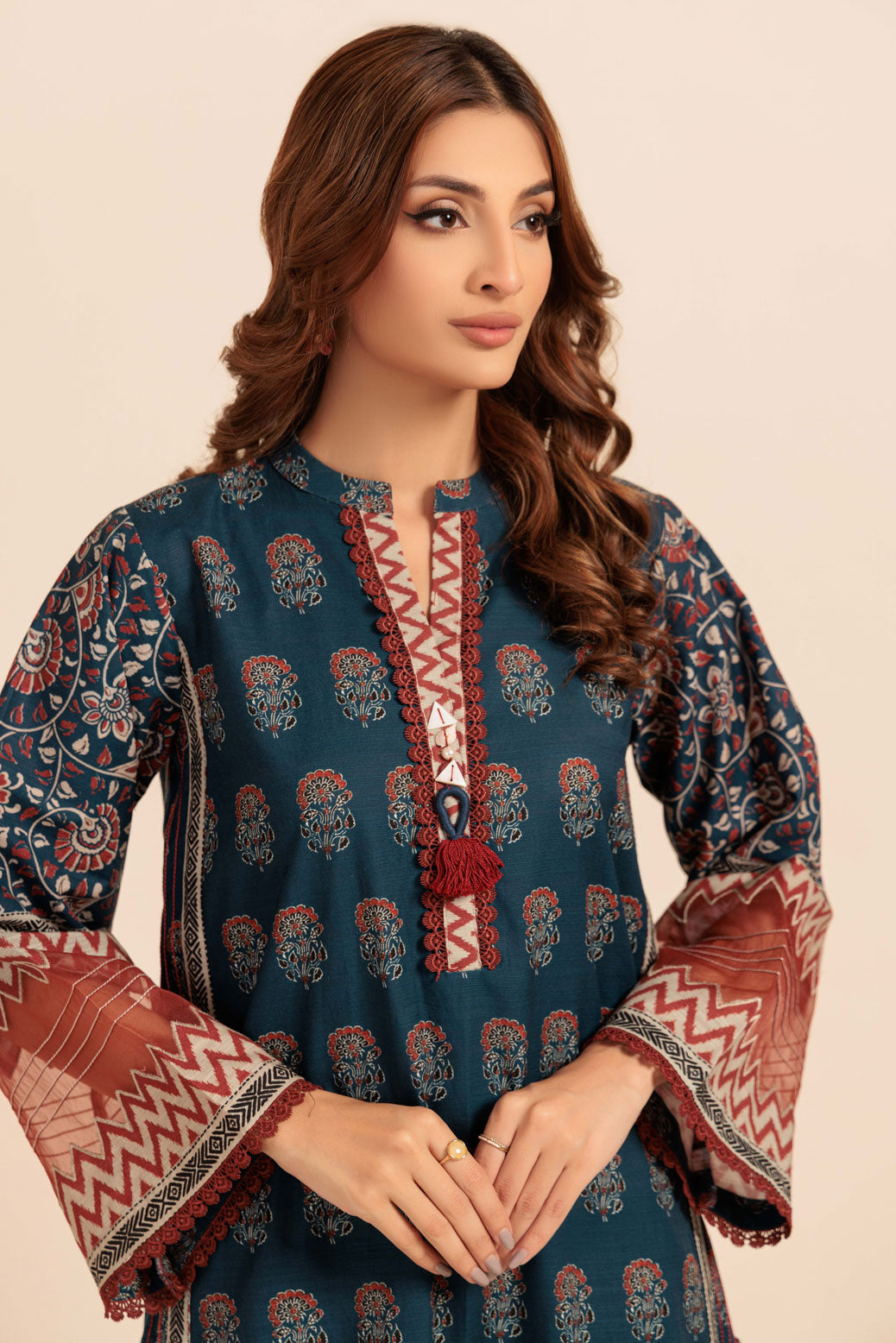 BLUE-KHADDAR-2 PIECE (WS6242P04)